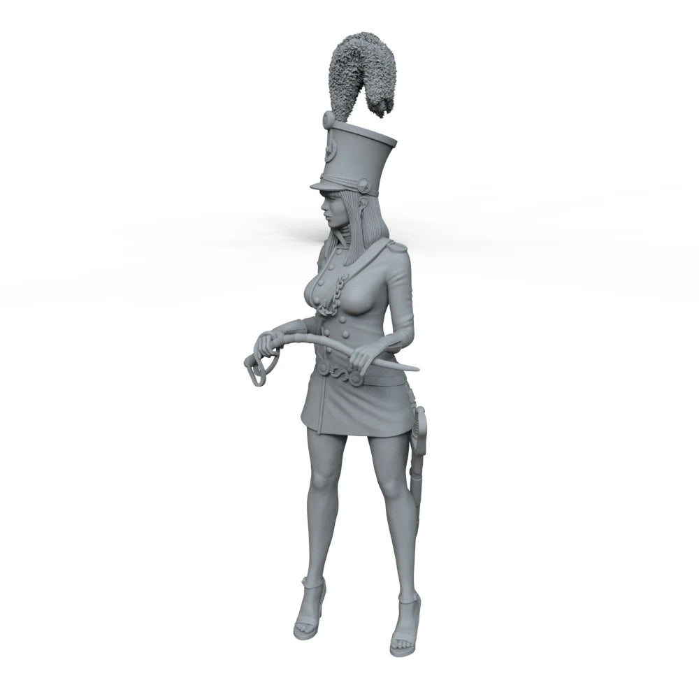 1/35 Female Warriors & Priestesses, 5 Figures, Resin Model Figure Kit, Fantasy Theme, Unassembled and Unpainted
