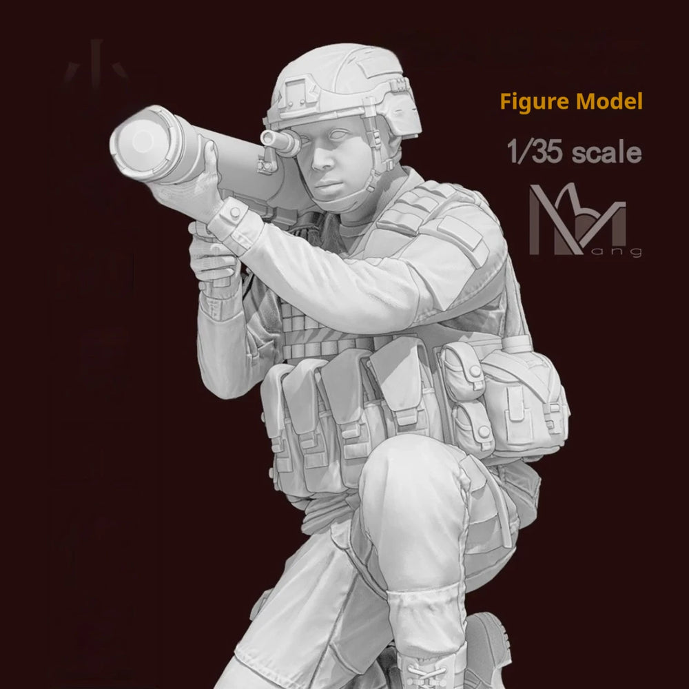 1/35 Modern Soldier Reconnaissance, Resin Model Figure Kit, Unassembled and Unpainted
