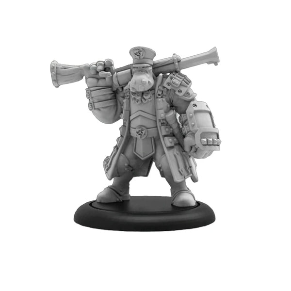 28mm Trollbloods Gunnbjorn Warlock, Resin Model Figure Kit, Fantasy Theme, Unassembled and Unpainted