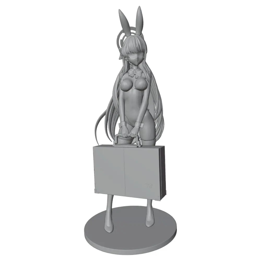 1/24 Girl with Suitcase, Resin Model Figure Kit, Anime Theme, Unassembled and Unpainted