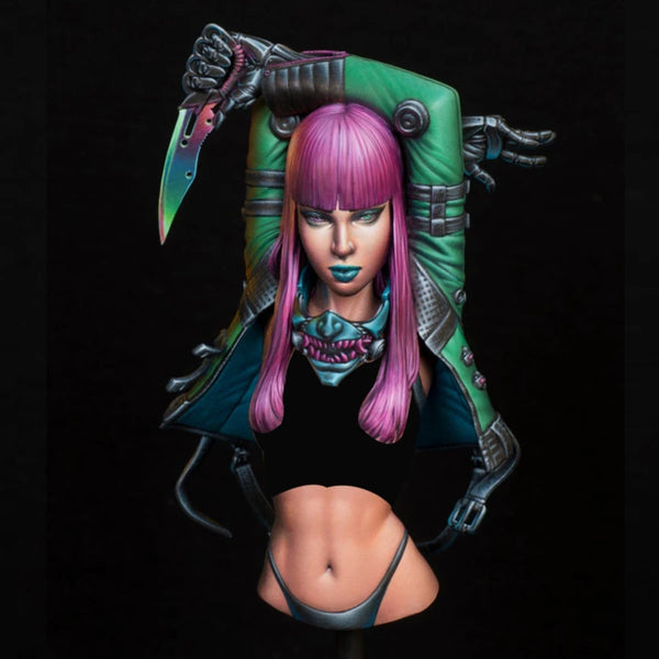 Sci-Fi Female Warrior — 1/10 Resin Bust