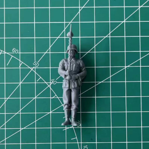 1/35 WWI German Imperial Drummer, Resin Model Figure Kit, Unassembled and Unpainted