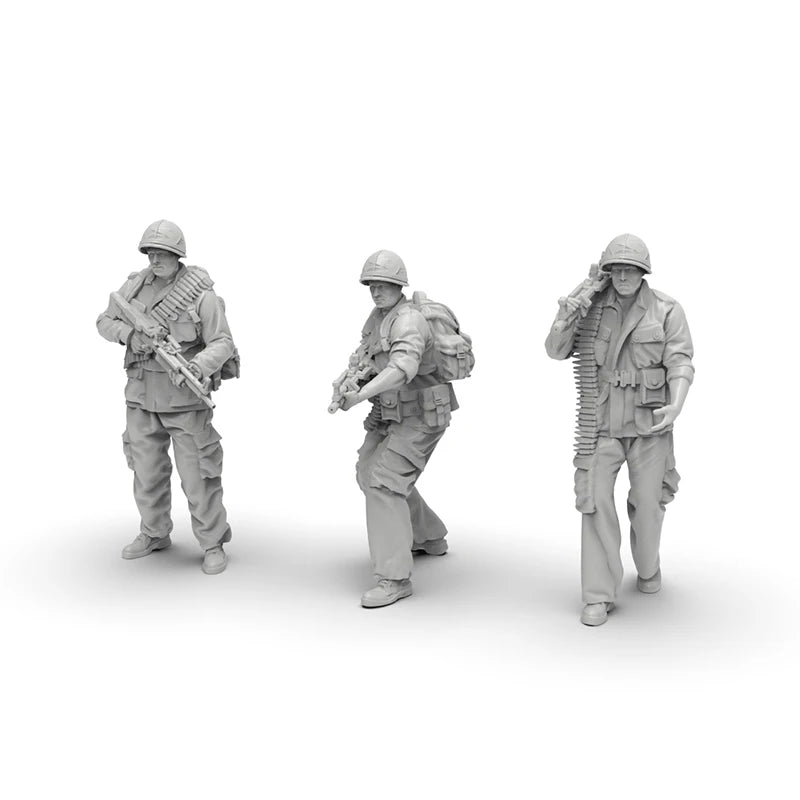 1/35 Modern US Soldiers, 14 Figures, Resin Model Figure Kit, Unassembled and Unpainted