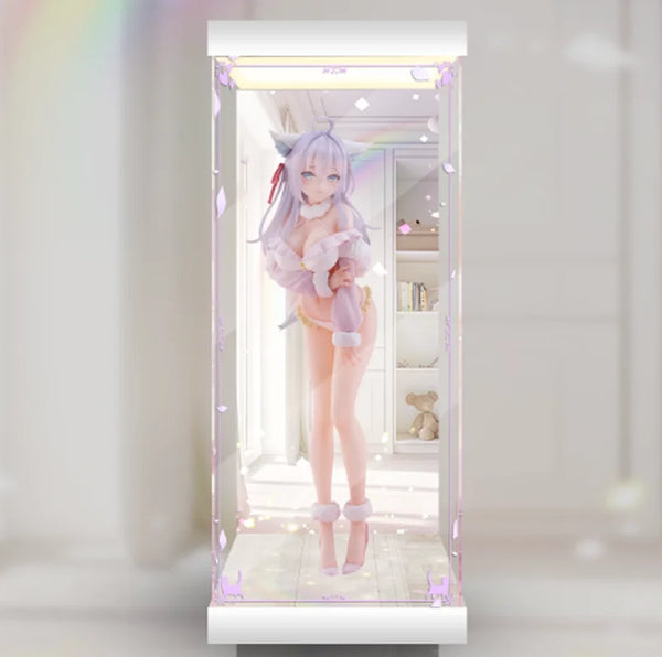 Ellie Fox with Cat Ears, Resin Model Figure Kit, Anime Theme, Unassembled and Unpainted