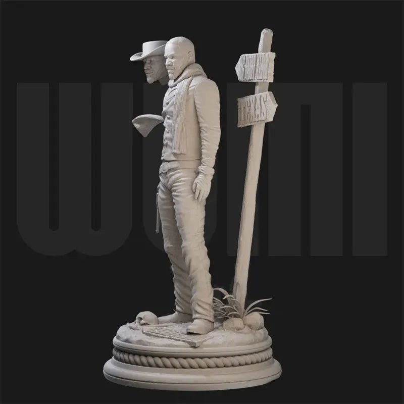1/24 American Civil War Django Freeman, Resin Model Figure Kit, Unassembled and Unpainted