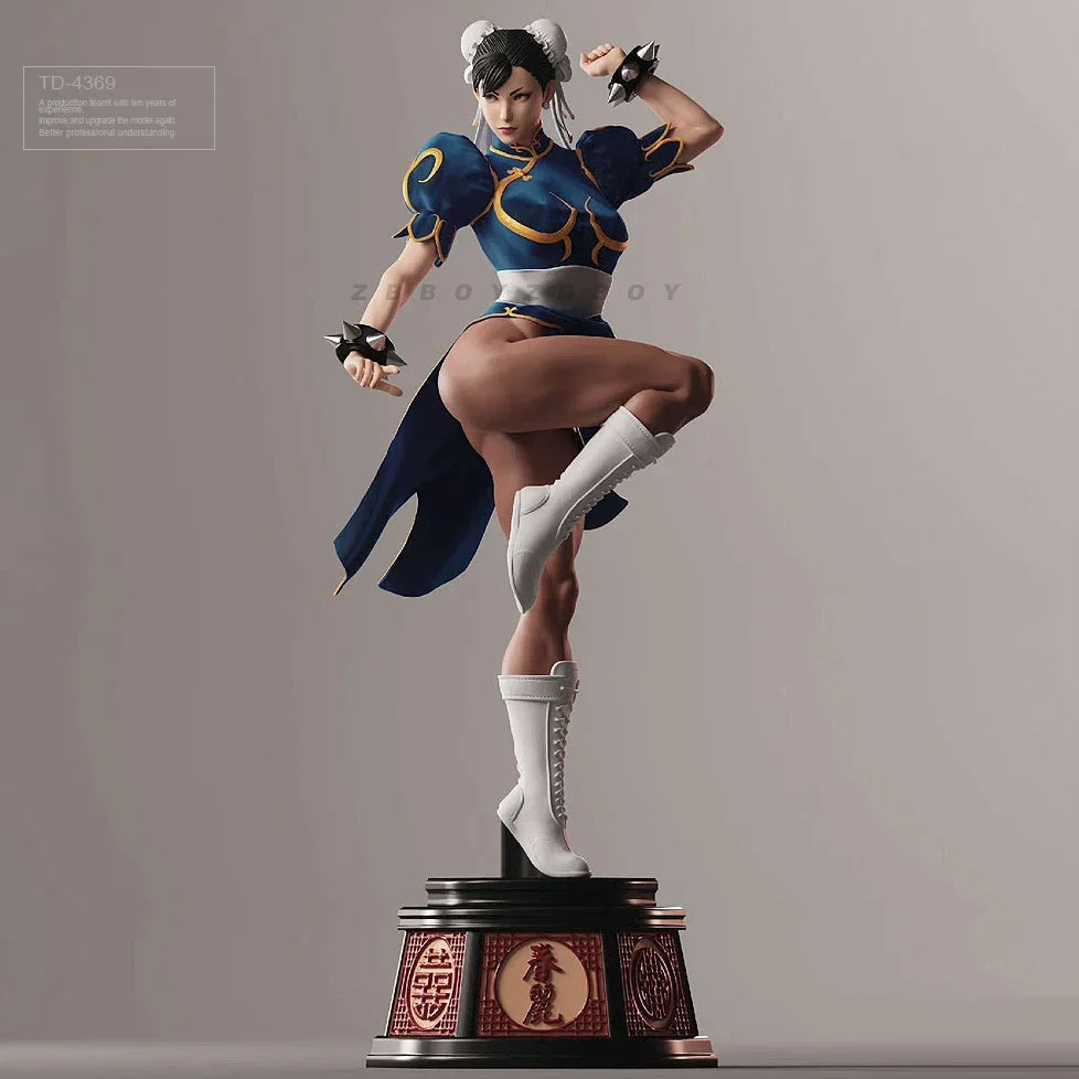 75mm Braided Pin-up Mechanic with Wrench, Resin Model Figure Kit, Unassembled and Unpainted