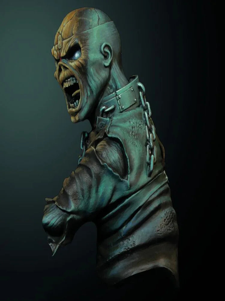 1/12 Zombie Undead Creature, Resin Model Bust Kit, Fantasy Theme, Unassembled and Unpainted