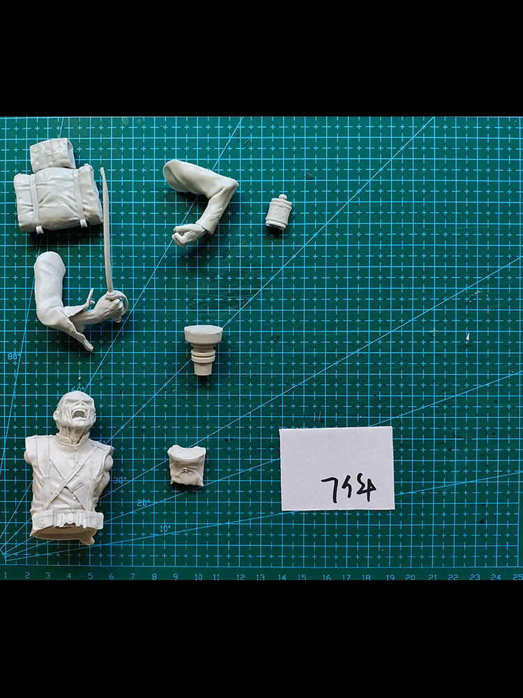 1/12 Vampire Skeleton Warrior, Resin Model Figure Kit, Fantasy Theme, Unassembled and Unpainted