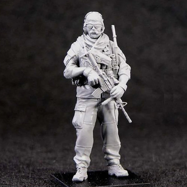 1/35 Modern Special Forces Commo Sergeant, Resin Model Figure Kit, Unassembled and Unpainted
