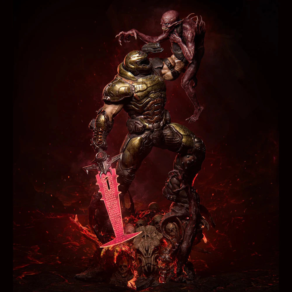 Demonic Warriors, 2 Figures, Resin Model Figure Kit, Fantasy Theme, Unassembled and Unpainted