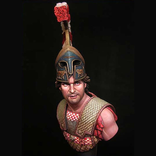 1/10 Ancient Greek Athenian Warlord, Resin Model Bust Kit, Unassembled and Unpainted