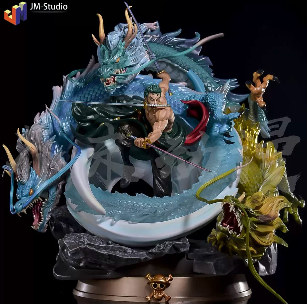 Dragon, 5 Figures, Resin Model Diorama Kit, Fantasy Theme, Unassembled and Unpainted