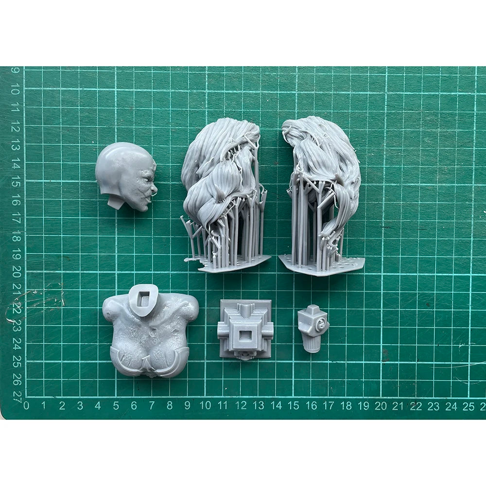 1/6 Female Sorceress Demon, Resin Model Bust Kit, Fantasy Theme, Unassembled and Unpainted
