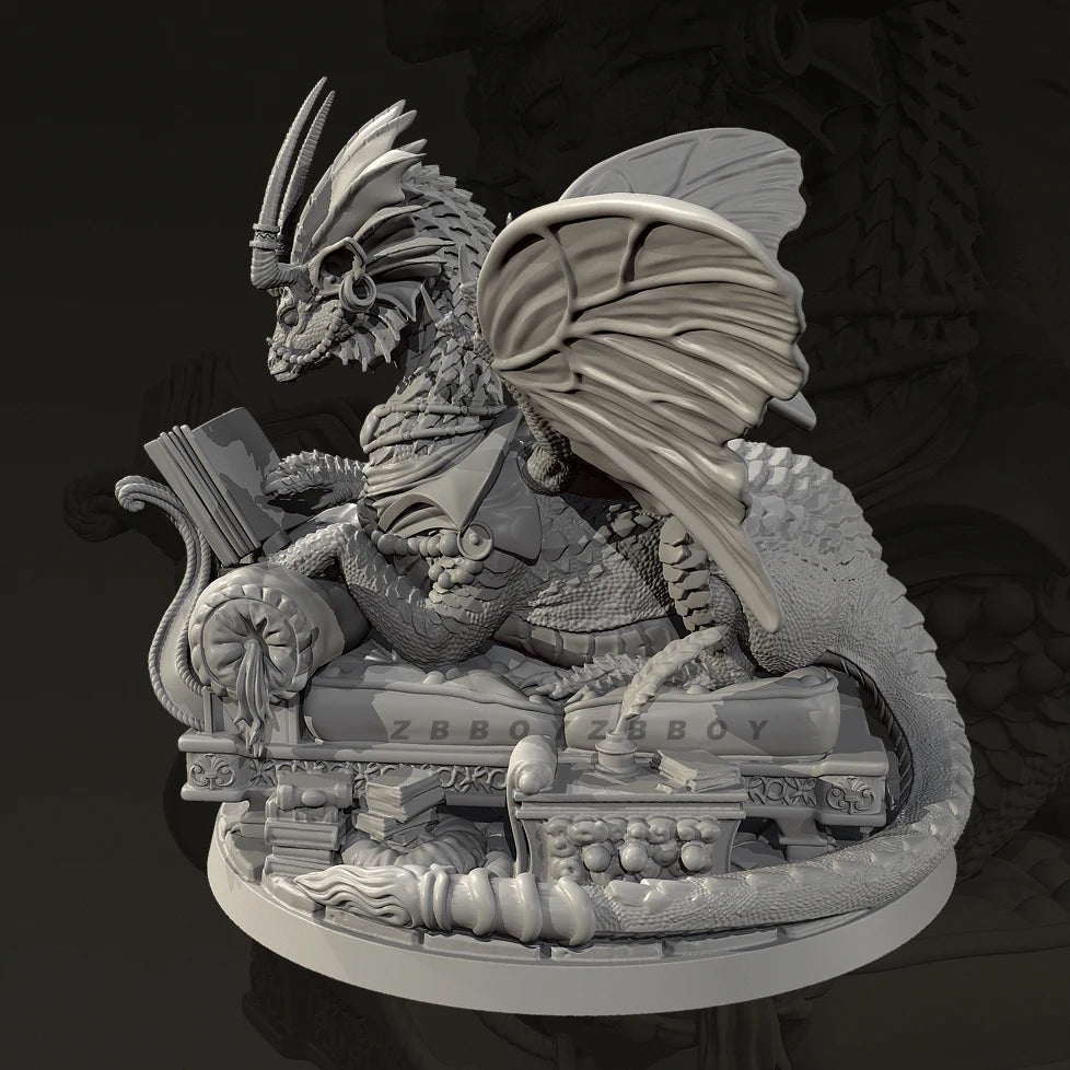90mm Dark Demon Warrior, 4 Figures, Resin Model Figure Kit, Fantasy Theme, Unassembled and Unpainted