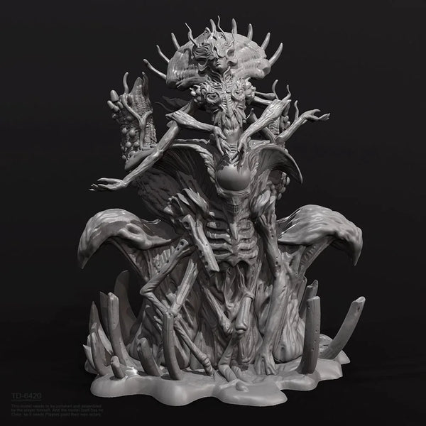 75mm Bellrinda Queen of Withered Bones, Resin Model Figure Kit, Fantasy Theme, Unassembled and Unpainted