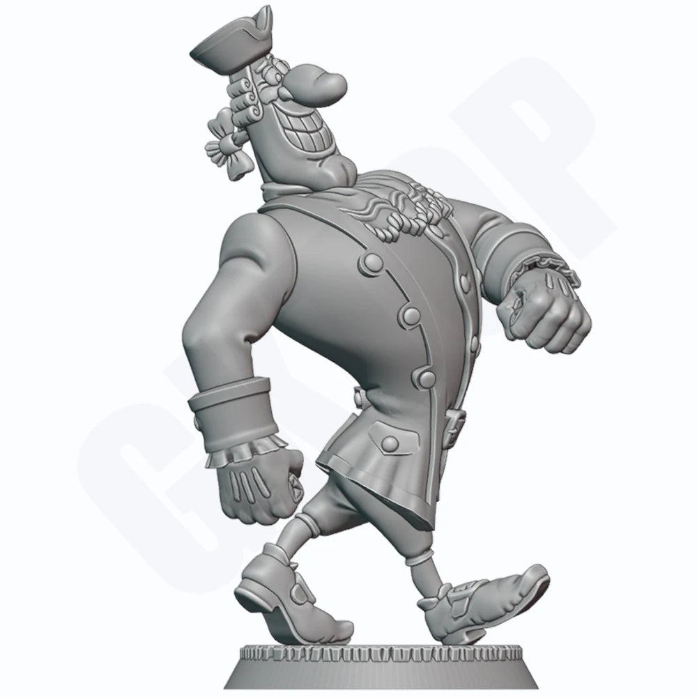 55mm Dr. Livesey, Resin Model Figure Kit, Fantasy Theme, Unassembled and Unpainted