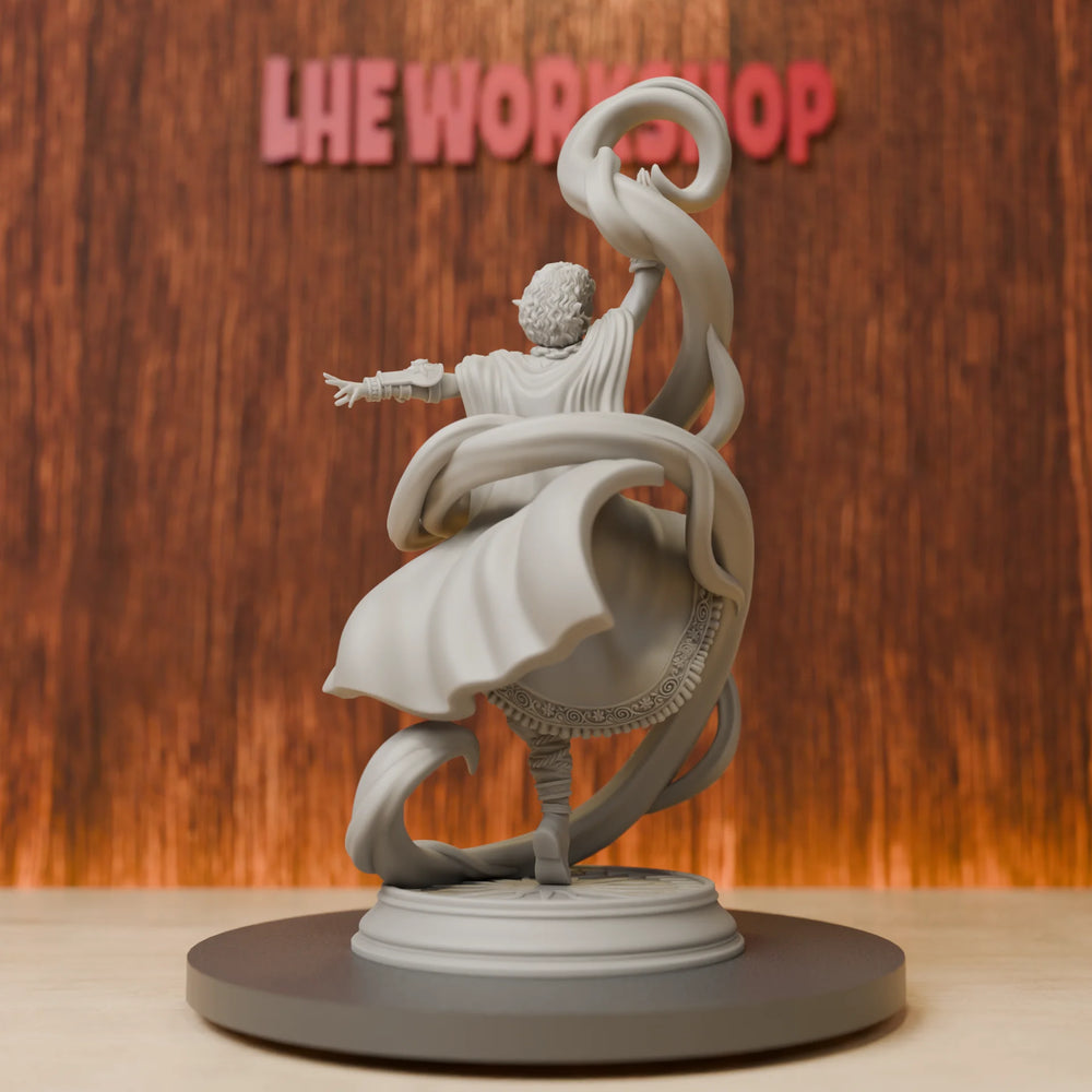 75mm Sun Elf Sorceress, Resin Model Figure Kit, Fantasy Theme, Unassembled and Unpainted