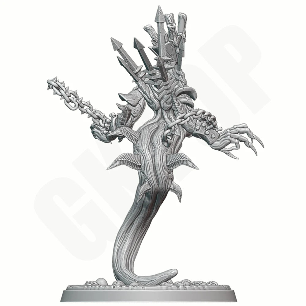 84mm Serpentine Creature, Resin Model Figure Kit, Fantasy Theme, Unassembled and Unpainted