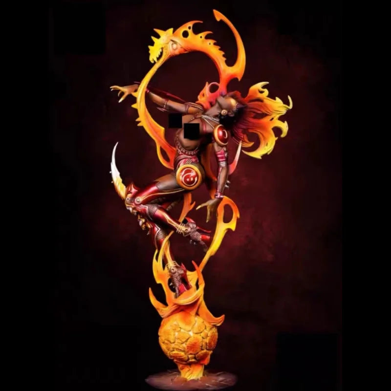 1/9 Demon Elemental, Resin Model Figure Kit, Fantasy Theme, Unassembled and Unpainted