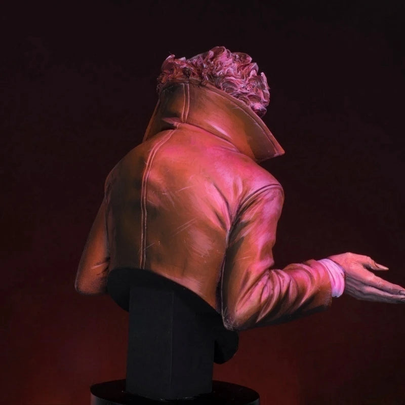 1/12 Aged Male Character, Resin Model Bust Kit, Fantasy Theme, Unassembled and Unpainted