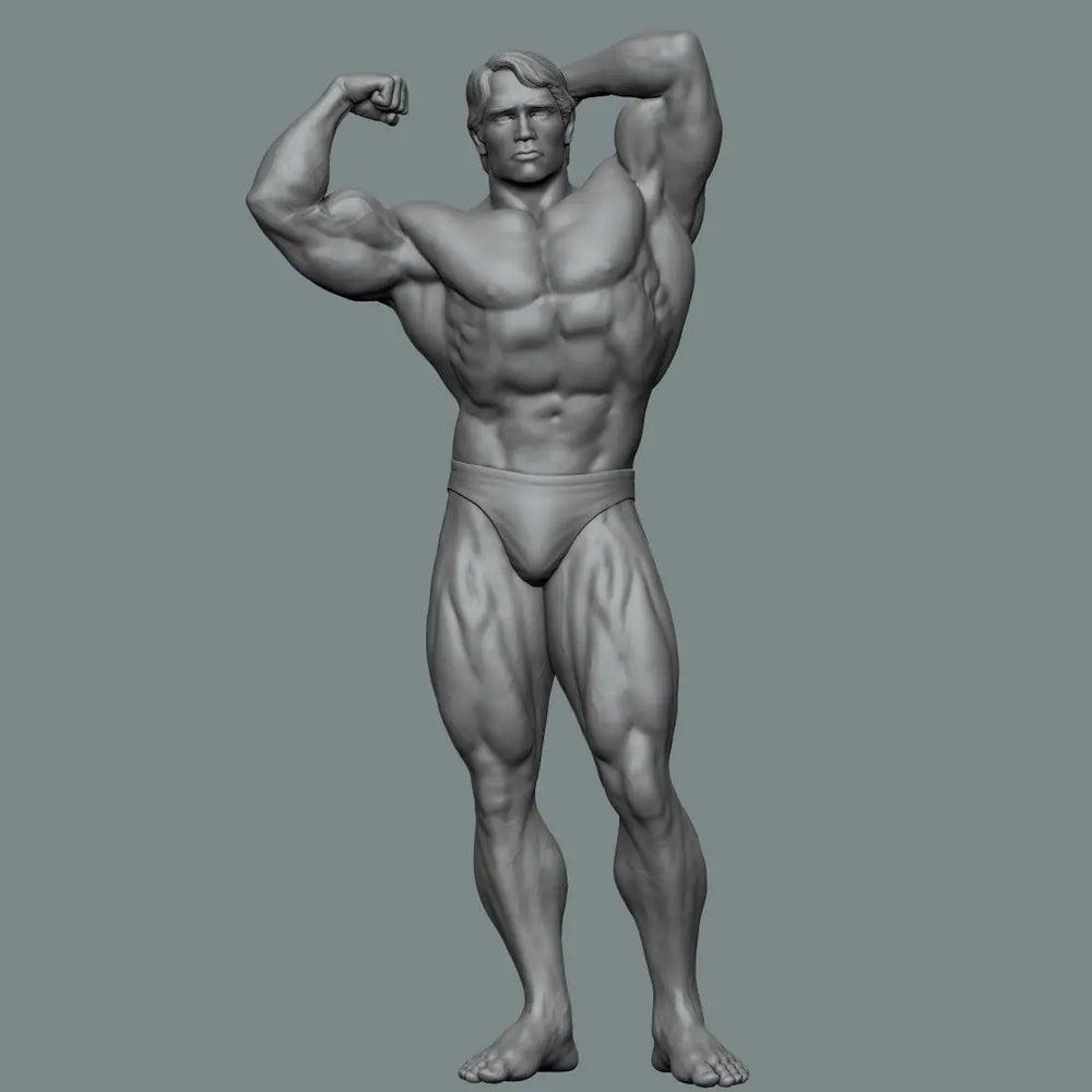180mm Modern Bodybuilder Reference, Resin Model Figure Kit, Historical Theme, Unassembled and Unpainted
