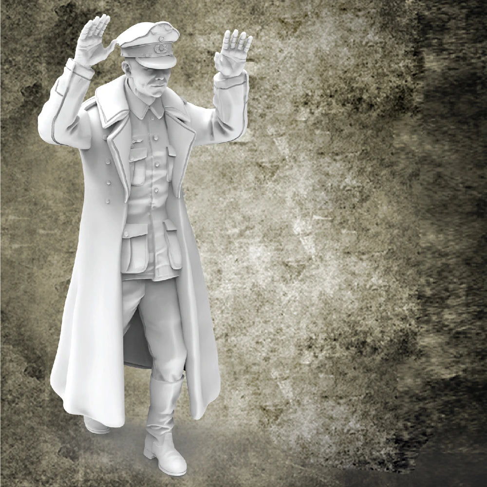 1/35 WWII Soldier Prisoner, Resin Model Figure Kit, Unassembled and Unpainted