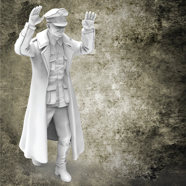 1/35 WWII Soldier Prisoner, Resin Model Figure Kit, Unassembled and Unpainted