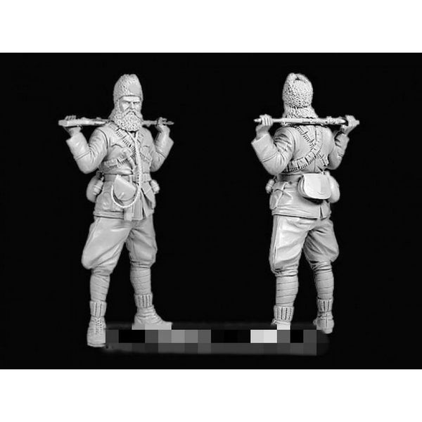 1/16 WWII Yugoslav Soldier, Resin Model Figure Kit, Unassembled and Unpainted