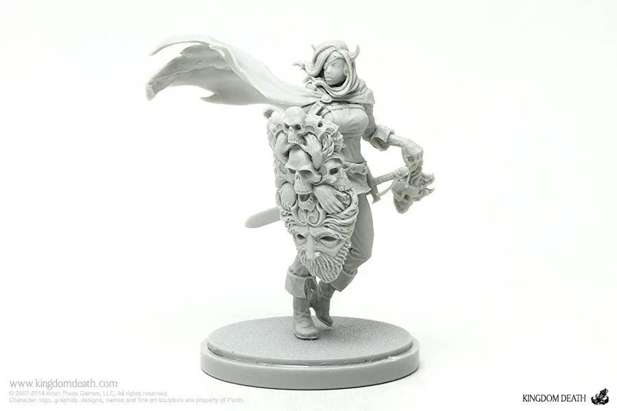 Dead Kingdom Female Warriors and Sorceresses, 9 Figures, Resin Model Figure Kit, Fantasy Theme, Unassembled and Unpainted