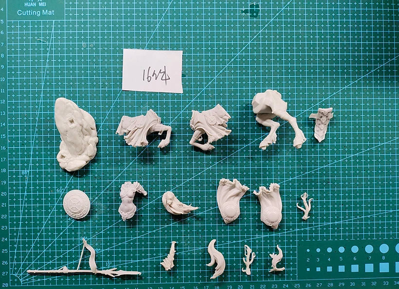 1/24 Ancient Warrior Woman, Resin Model Figure Kit, Unassembled and Unpainted