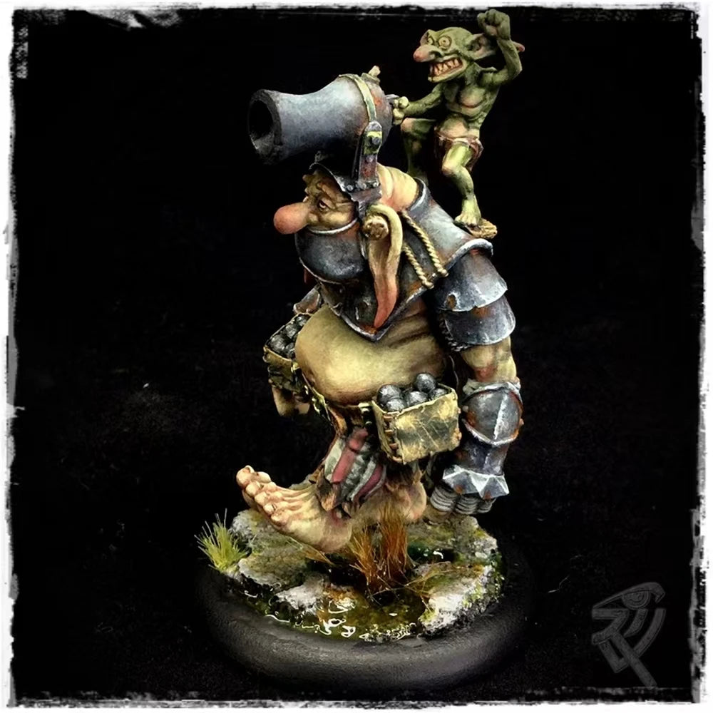 Ribald the Troll, Resin Model Figure Kit, Fantasy Theme, Unassembled and Unpainted