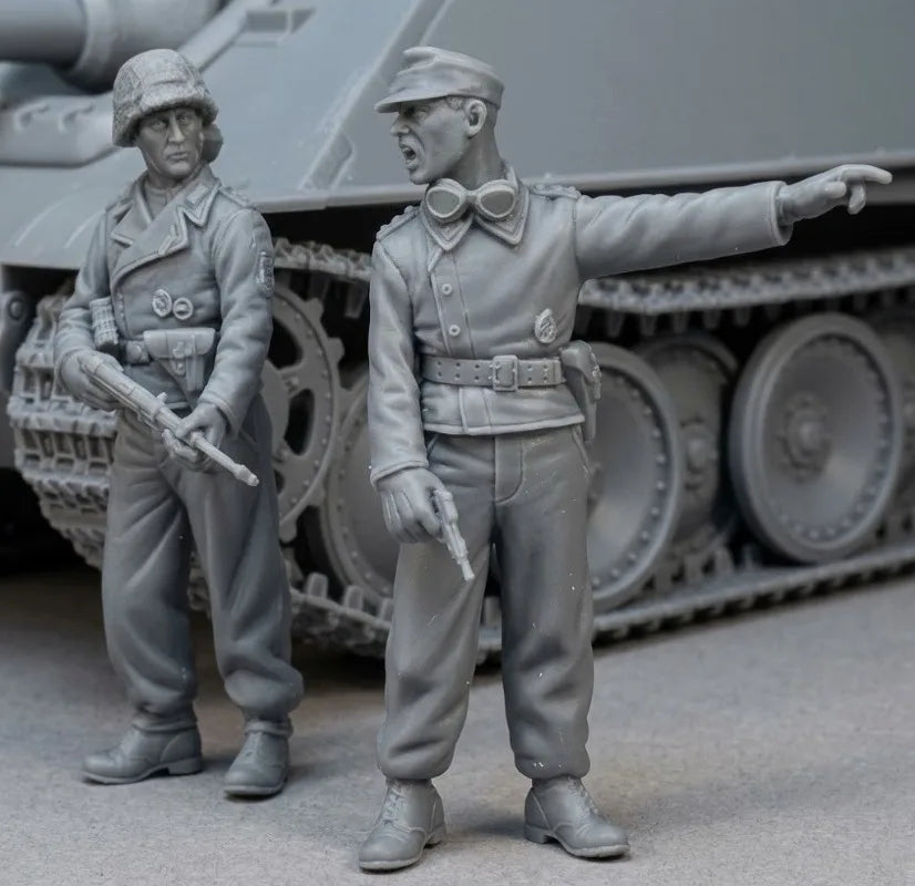 WWII Tank Crew — 1/35 Resin Figure Set