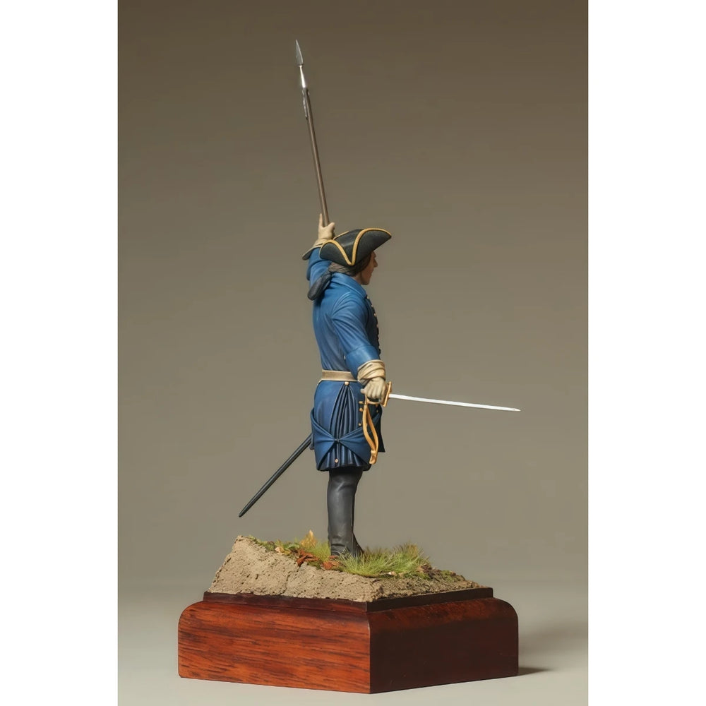75mm WWI Swedish Infantry Officer, Resin Model Figure Kit, Unassembled and Unpainted