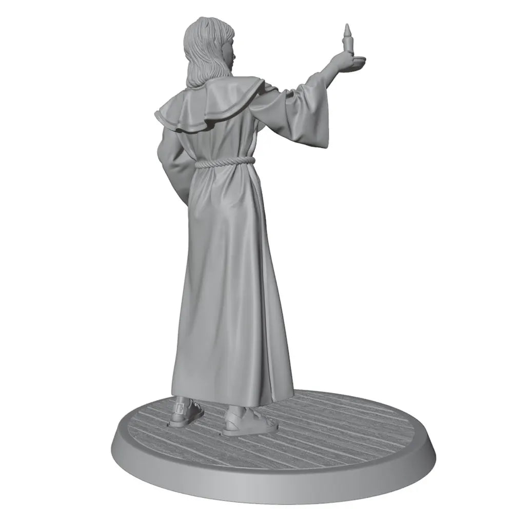 75mm Religious Nun, Resin Model Figure Kit, Mythology Theme, Unassembled and Unpainted