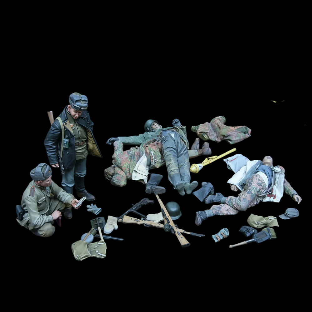 1/35 Modern Military Combat, 10 Figures, Resin Model Figure Kit, Unassembled and Unpainted