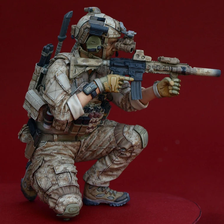 1/16 Modern DEVGRU Operator, Resin Model Figure Kit, Unassembled and Unpainted