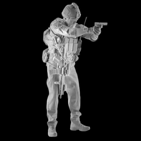 1/16 Modern US Navy SEAL, Resin Model Figure Kit, Unassembled and Unpainted