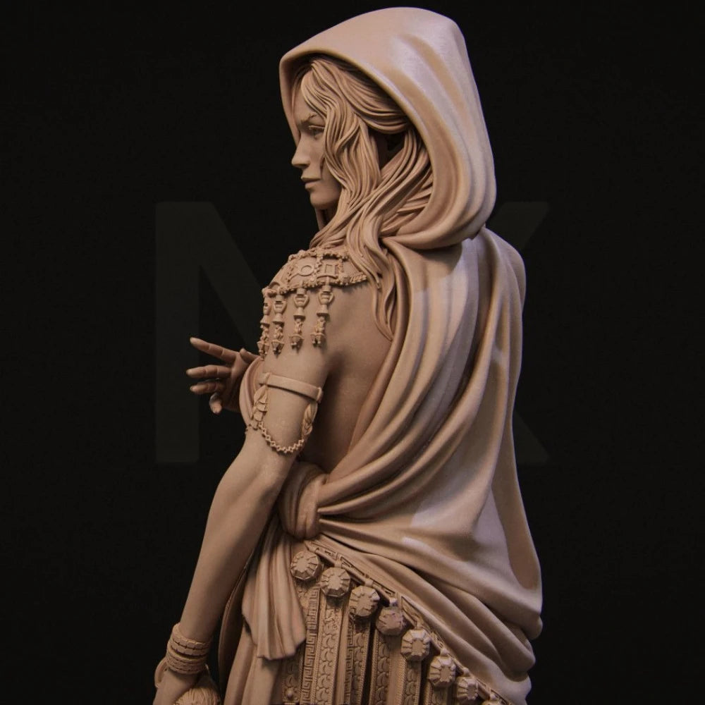 Clotho Goddess of Fate, Resin Model Figure Kit, Mythology Theme, Unassembled and Unpainted