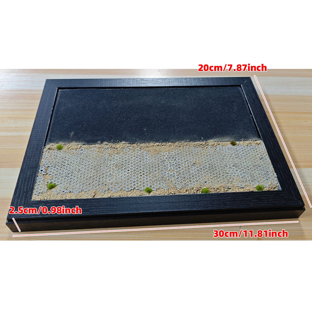 1/35 WWII Airport Runway, Resin Model Terrain Kit, Unpainted