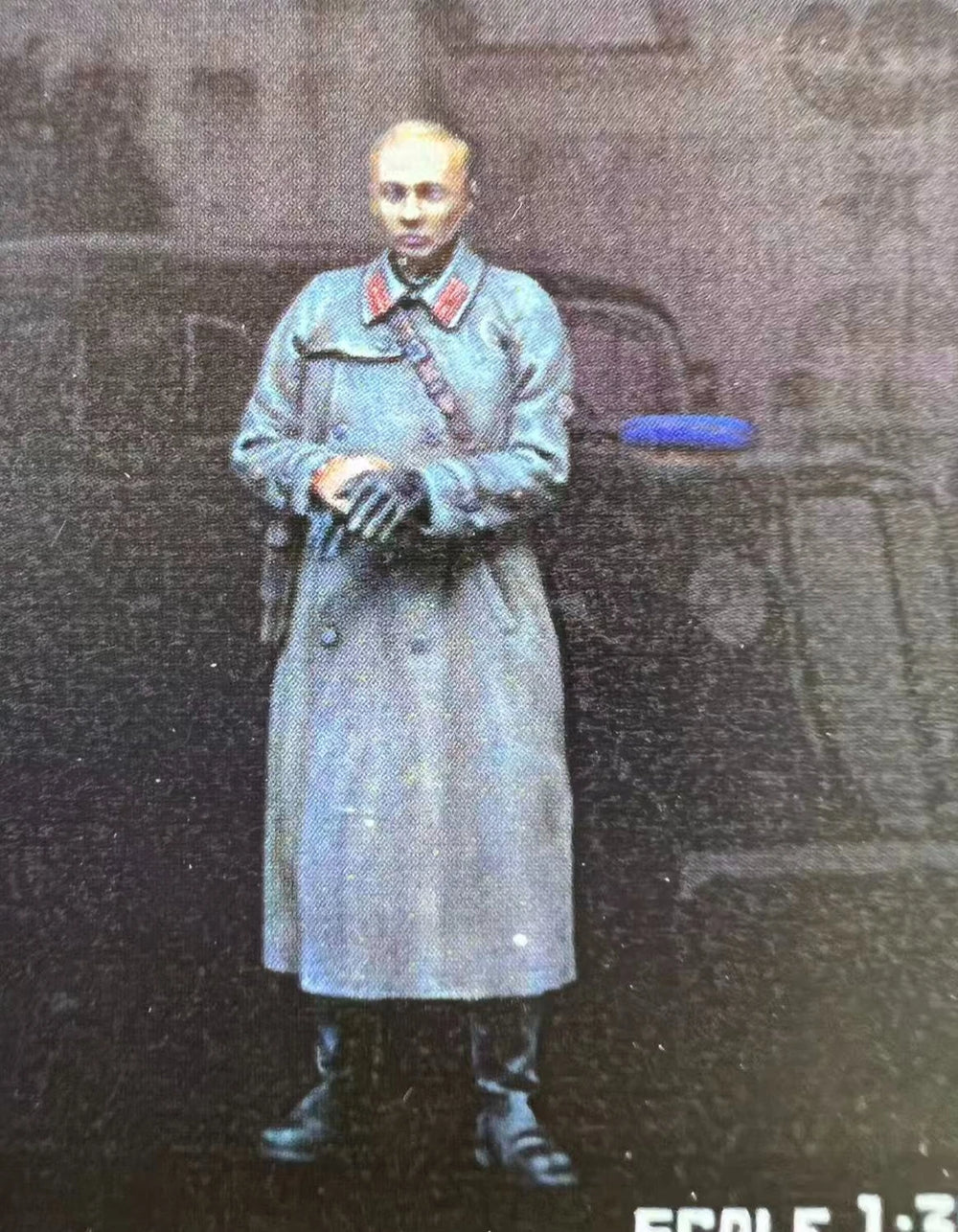 1/35 Cold War Soviet Commander, Resin Model Figure Kit, Unassembled and Unpainted