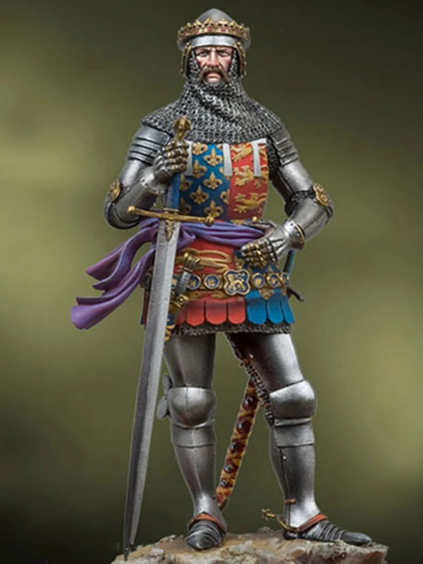 1/18 Medieval Royal Warrior, Resin Model Figure Kit, Unassembled and Unpainted