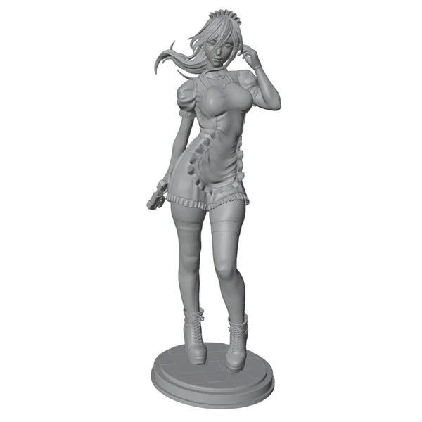 75mm Female Tactical, Resin Model Figure Kit, Unassembled and Unpainted