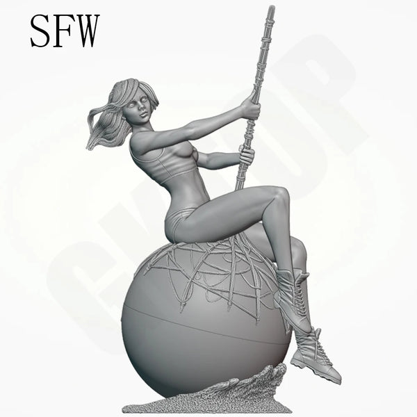 1/24 Gwen, Resin Model Figure Kit, Unassembled and Unpainted