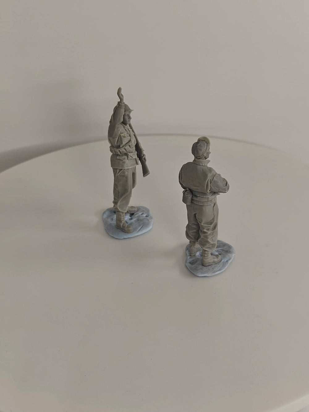 1/35 WWII Infantry in Combat Poses, 6 Figures, Resin Model Figure Kit, Unassembled and Unpainted
