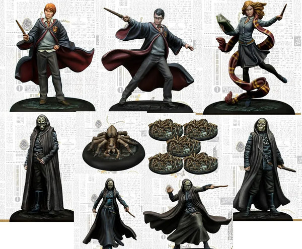 35mm Dark Fantasy Characters, 8 Figures, Resin Model Figure Kit, Fantasy Theme, Unassembled and Unpainted