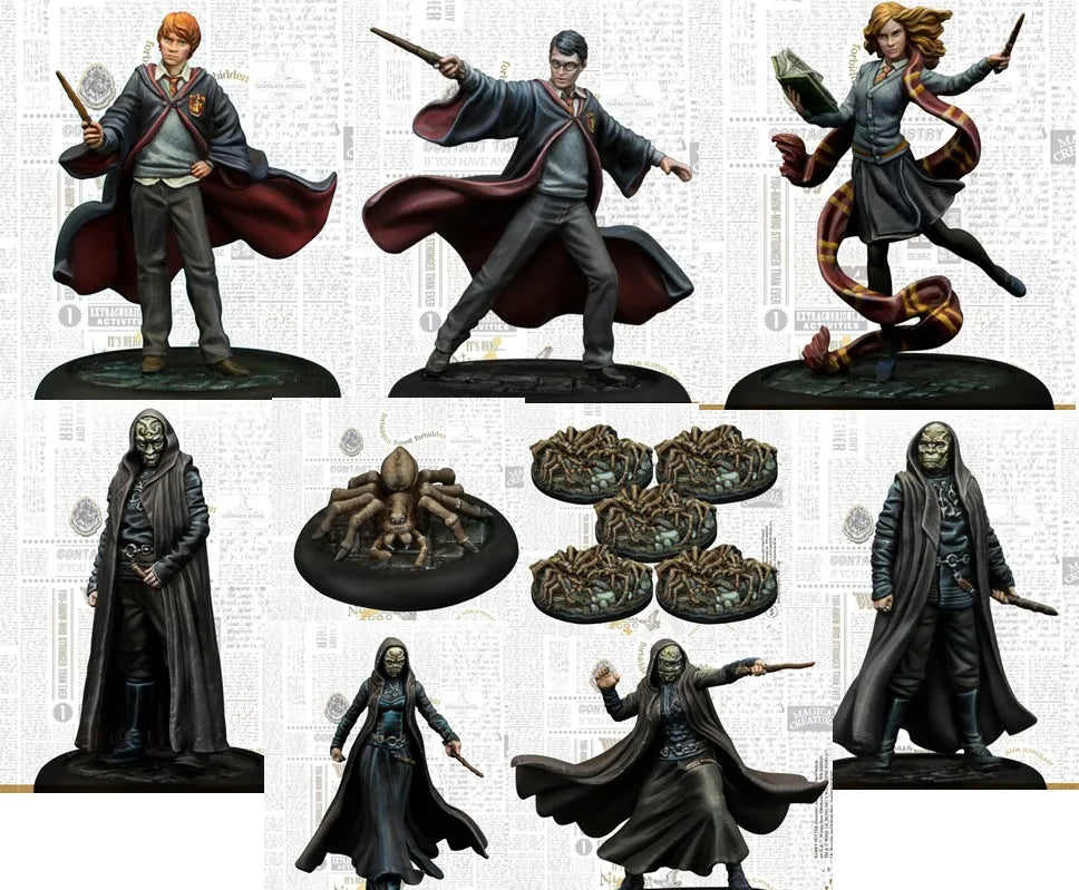 35mm Dark Fantasy Characters, 8 Figures, Resin Model Figure Kit, Fantasy Theme, Unassembled and Unpainted