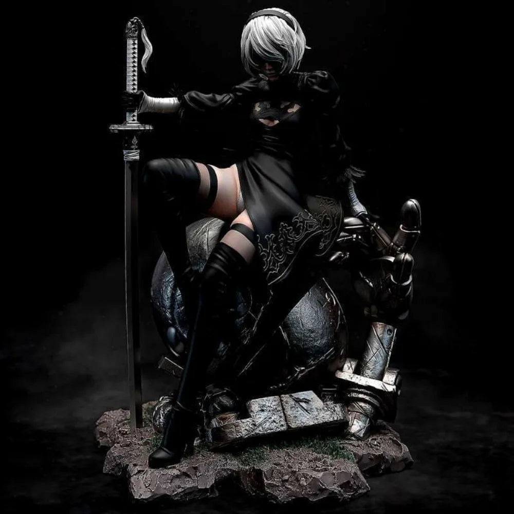 80mm Female Swordsman, Resin Model Figure Kit, Fantasy Theme, Unassembled and Unpainted