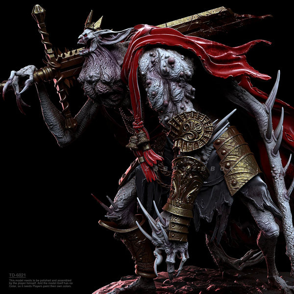 50mm Gothic Fantasy Demon Warriors, 5 Figures, Resin Model Figure Kit, Fantasy Theme, Unassembled and Unpainted