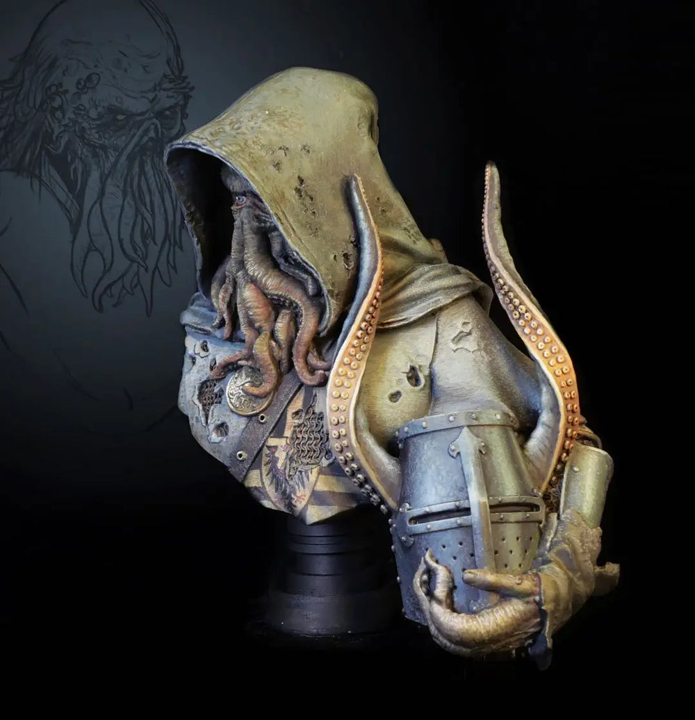 1/12 Cthulhu, Resin Model Bust Kit, Fantasy Theme, Unassembled and Unpainted