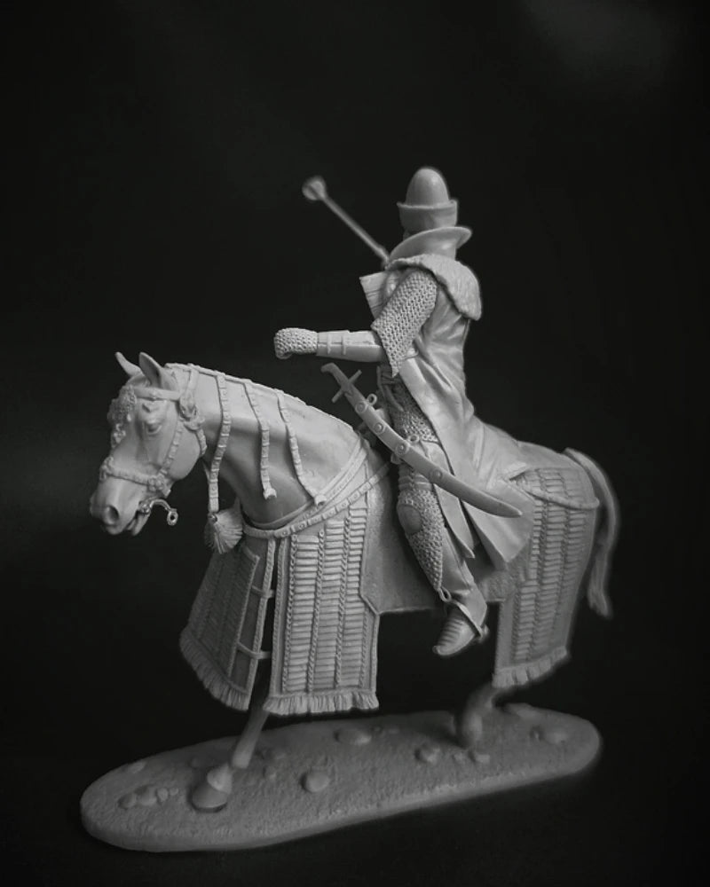 1/32 WWI Russian Cavalry Commander, Resin Model Figure Kit, Unassembled and Unpainted